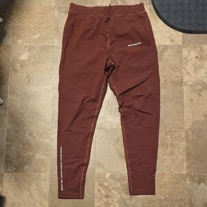 Alphalete Premium Slim Fit Joggers - Mens Large - Burgundy